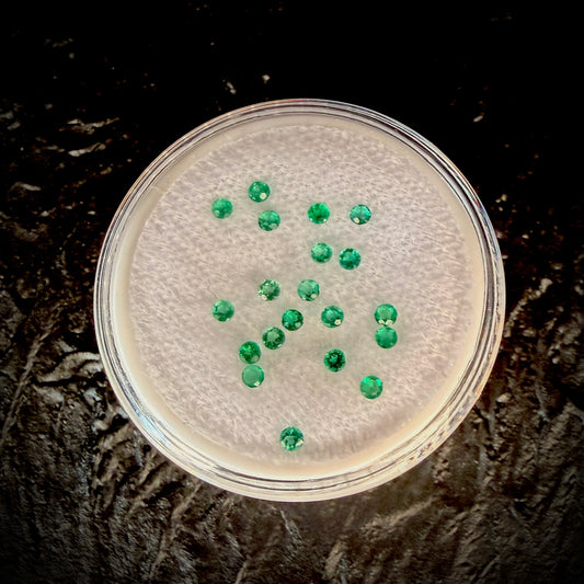 0.32 ct lot of Colombian Emeralds