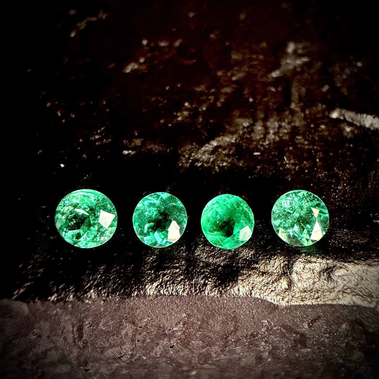 0.59 ct lot of Colombian Emeralds