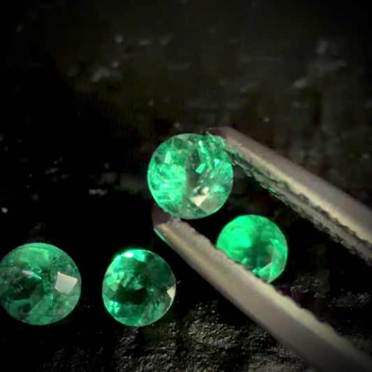 0.59 ct lot of Colombian Emeralds