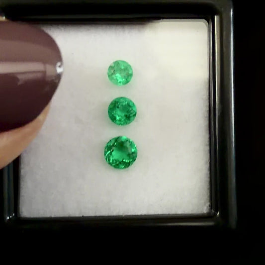 0.43 ct lot of Colombian Emeralds